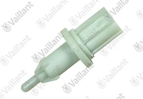Vaillant Sensor zur Messung der Innenraum- und Abgastemperatur, in einem kompakten Gehäuse mit elektrischer Anschlusskonstruktion.
